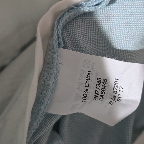 J. Crew light teal blue men's shorts 100% cotton. Size 31 - Picture 8 of 8